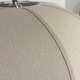 image 6 of CGC LIBBY Large Oatmeal Rounded Stretch Linen Fabric Lampshade