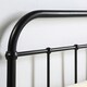 image 4 of Tewin Vintage Hospital Style Black Metal Bed Frame (Small Double)