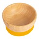 image 1 of Tiny Dining Children's Bamboo Suction Bowl - Yellow Yellow