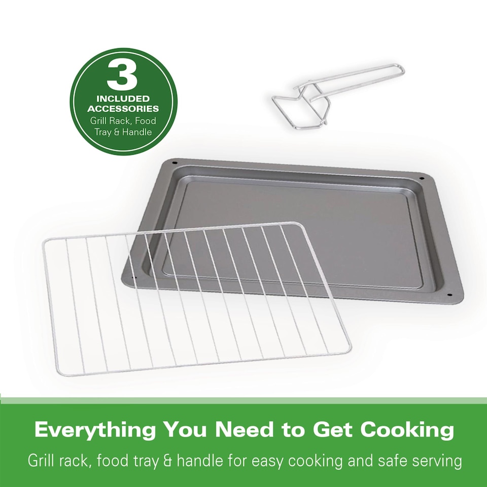 image 1 of Hamilton Beach 28L Mini Oven with Double Hotplate