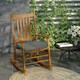 image 10 of Outsunny Set of 6 Chair Cushion Seat Pads Dining Chair w/ Straps Outdoor Grey 
