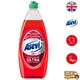 image 2 of Asevi Concentrated Washing Up Liquid Kitchen Dish Grease Cleaner Red 650ml