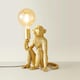image 3 of ValueLights George Monkey Gold Table Lamp | Gold