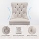 image 6 of Winchester Set of 6 Velvet Dining Chairs with Metal Legs