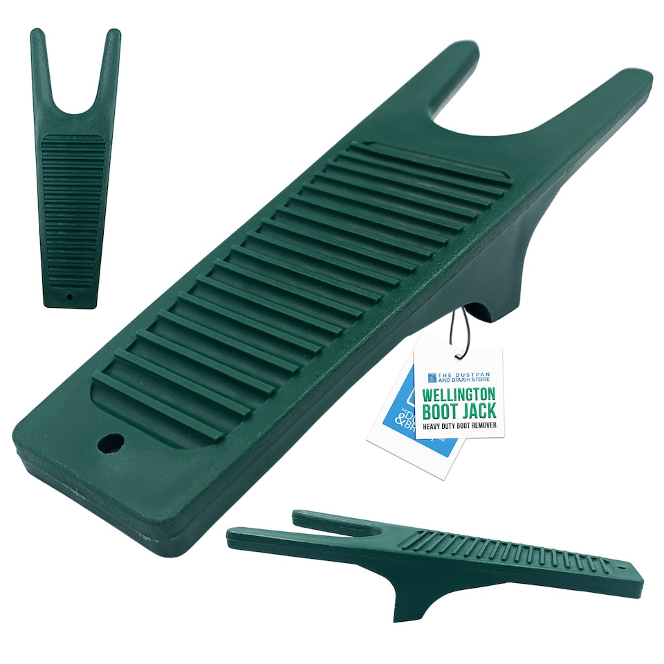 image 1 of Welly Boot Remover Boot Jack with Scraper Durable Puller for Muddy Boots