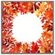 image 3 of Circled autumn leaves (Picture Frame) Black | M