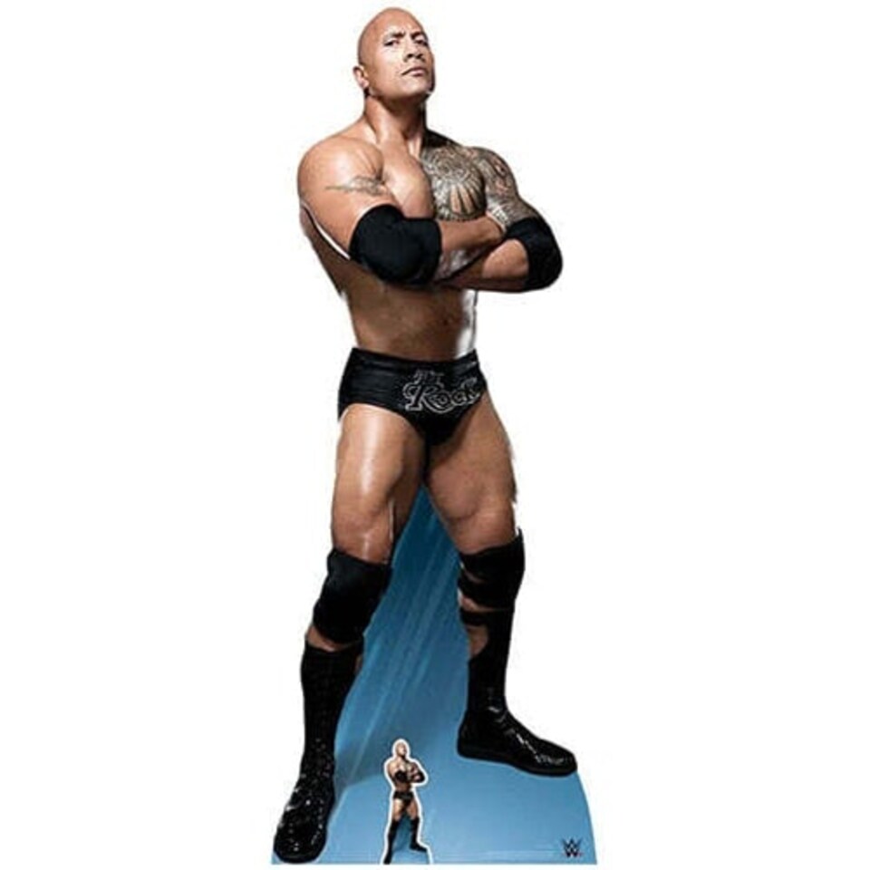WWE The Rock Pose Lifesize Cardboard Cutout 195cm