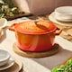 image 2 of Cooks Professional Casserole Dish 26cm – Ovenproof Pan with Lid | Orange | Orange