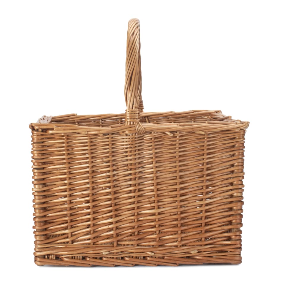 image 1 of Shopping Basket Deluxe Butchers Basket | Brown | Brown | One Size