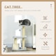 image 3 of PawHut 72cm Cat Tree Tower with Scratching Post Perch, Indoor