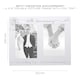image 4 of Beautiful Double Picture Frame for 60th Wedding Anniversary - Silver Foil Text Silver | One Size