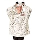 image 1 of Disney Womens/Ladies Mickey Mouse Hoodie Blanket - Beige - One Size