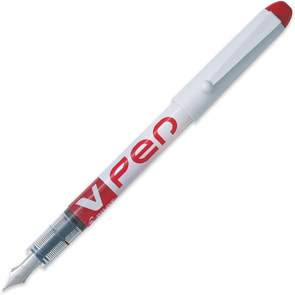 image 1 of PILOT V Pen Erasable Disposable Fountain Pen 0.58mm Pack of 12