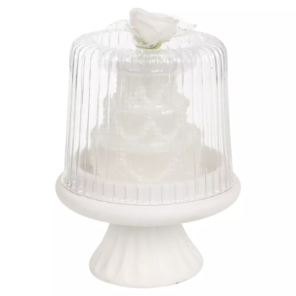 image 1 of 3 Tier Wedding Cake Candle | White | 1
