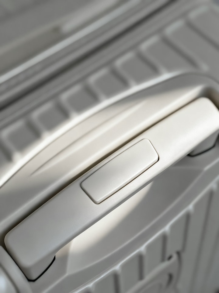 image 1 of Lightweight Hard Shell Check-In Suitcase with Cupholder | Large Size Luggage