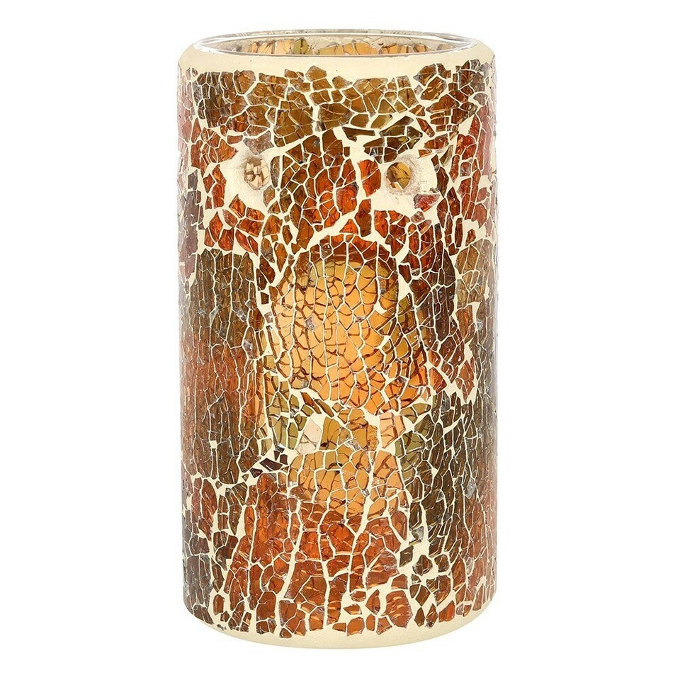 image 1 of Something Different Pillar Oil Burner - Brown - One Size
