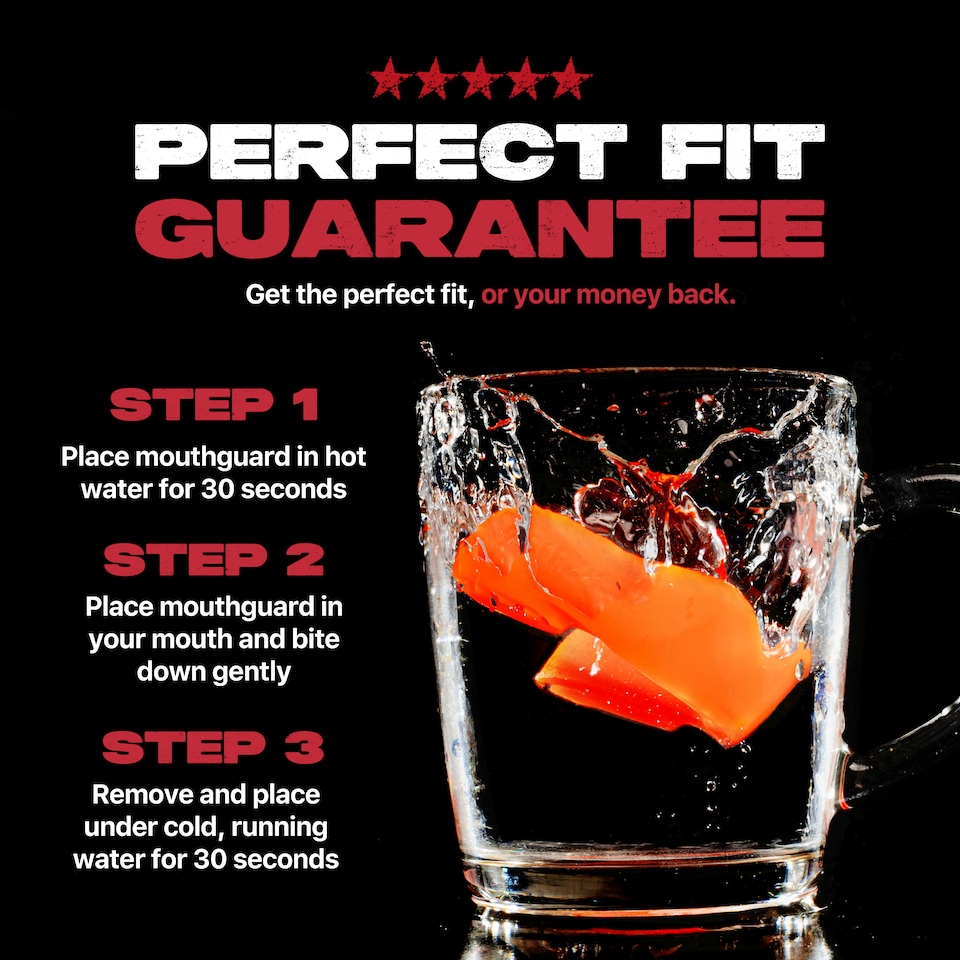 image 1 of SAFEJAWZ Intro Sports Mouth Guard Orange Adult/Junior