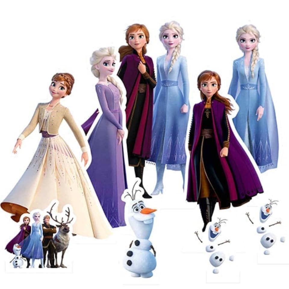 Frozen 2 Table Top Cutout Decorations - Pack of 9