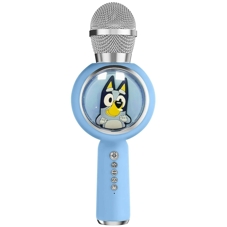 image 1 of Bluey Karaoke Microphone and Wireless Speaker with LED Lights
