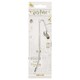 image 2 of Harry Potter Golden Snitch Bookmark - Silver - One Size