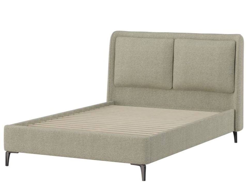 image 1 of Snuggle Beds Cecilia Pillow Back Bed - Sage - King