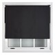 image 1 of FURNISHED Roller Blind Blackout Easy Fit Trimmable Insulated UV Protection with Metal Fittings | Black | Black