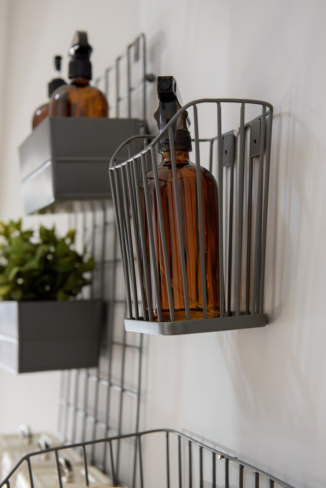 image 1 of KitchenCraft Storage Basket Grey Wire Small