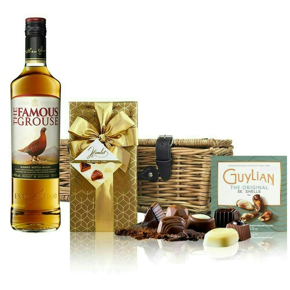 Famous Grouse Scotch Whisky and Chocolates Hamper 70cl 40% abv