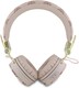 image 3 of Guess 4G Peony Script Round Shape ENC Bluetooth On Ear Headphones Brown - GUBH70EPOSMW