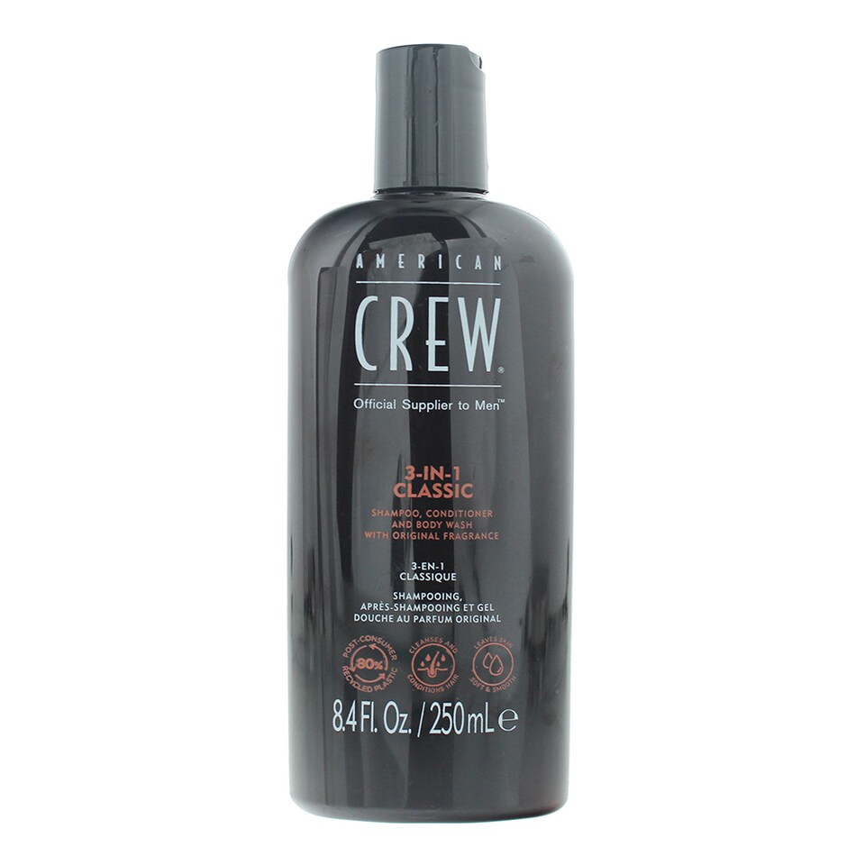 image 1 of American Crew 3-In-1 Classic Shampoo 250ml For Men