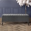Steel Grey Plush Velvet