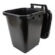 image 4 of Kerbside Compost Caddy with Locking Lid - Black - for Food Waste Recycling (23 Litre) - Plastic Bin with Composting Guide