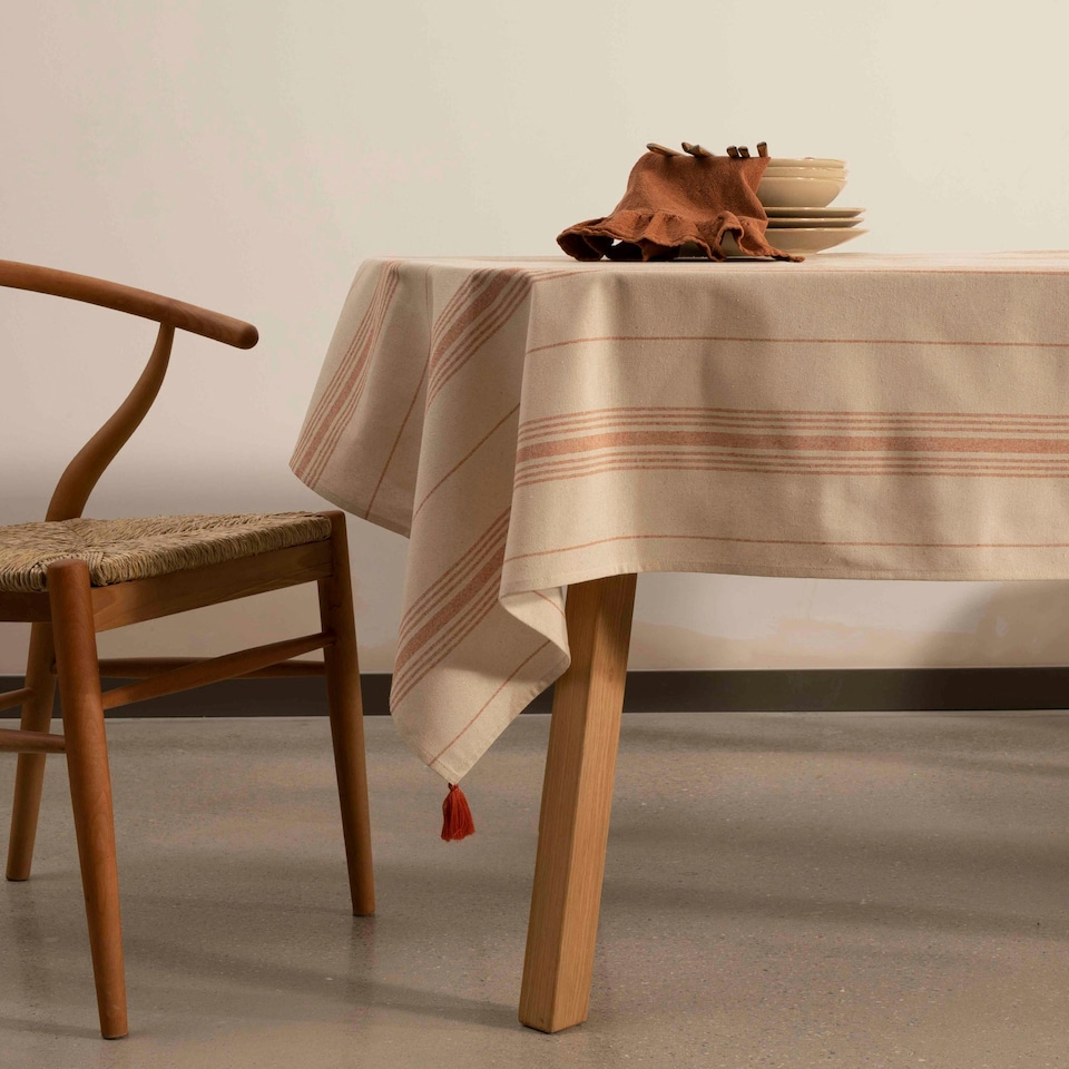 image 1 of Cinnamon Tablecloth - 200 cm x 150 cm