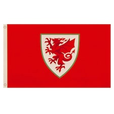 Wales Core Crest Flag - Red - One Size