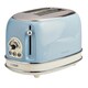 image 2 of Ariete ARPK18 Vintage Retro Dome Kettle, Toaster & Espresso Coffee Machine Set, Blue