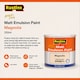 image 4 of Rustins Quick Dry Matt Emulsion Paint Magnolia 500ml