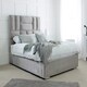 image 1 of Ofsted Plush Superking Bed Frame - Silver