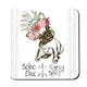 image 3 of portrait of french bulldog puppy (Coaster)
