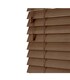 image 1 of 240cm Chestnut Oak Wooden Venetian Blinds With Strings (130cm drop) | Brown | Brown