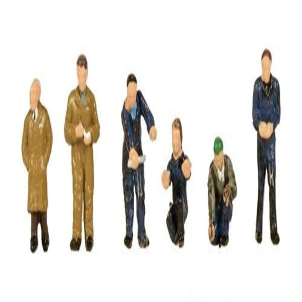 Graham Farish Factory Workers and Foreman (6) Figure Set
