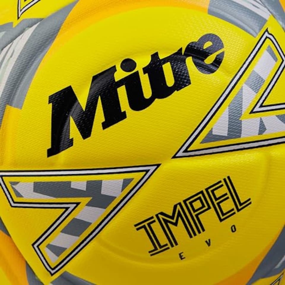 image 1 of Mitre Impel Evo Football | Durable Training Ball | Hyperseam Technology Football