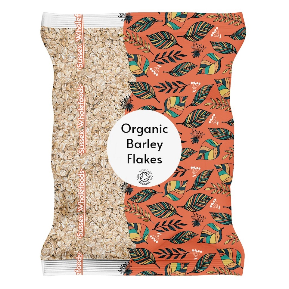 image 1 of Organic Barley Flakes 500g (Sussex Wholefoods) 