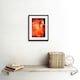 image 2 of Flamingo Bird Close Up Photograph Animal Lover 9x7" Black Framed Wall Art Print