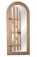 image 1 of Primrose Arched Wooden Glass Illusion Mirror Gate Outdoor Decorative 180cm x 60cm