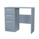 image 6 of Trent 3 Drawer Vanity in Denim Blue (Ready Assembled) | Blue | Denim Blue