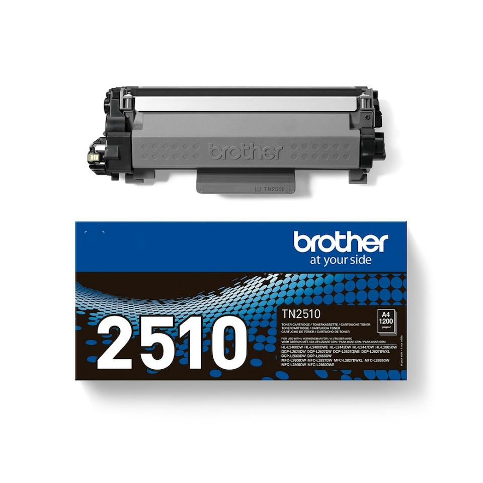 Brother TN2510 Black 1,200 Pages Yield Toner Cartridge TN2510