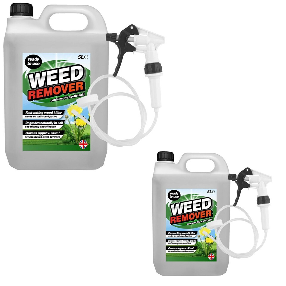 image 1 of 1 x 5L Strong Weed Remover With Long Hose Trigger For Paths, Patios & Hard Surfaces
