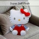image 5 of Hello Kitty Soft Toy Plush Red Cute Character Plush Huggable Cuddly 23cm Red