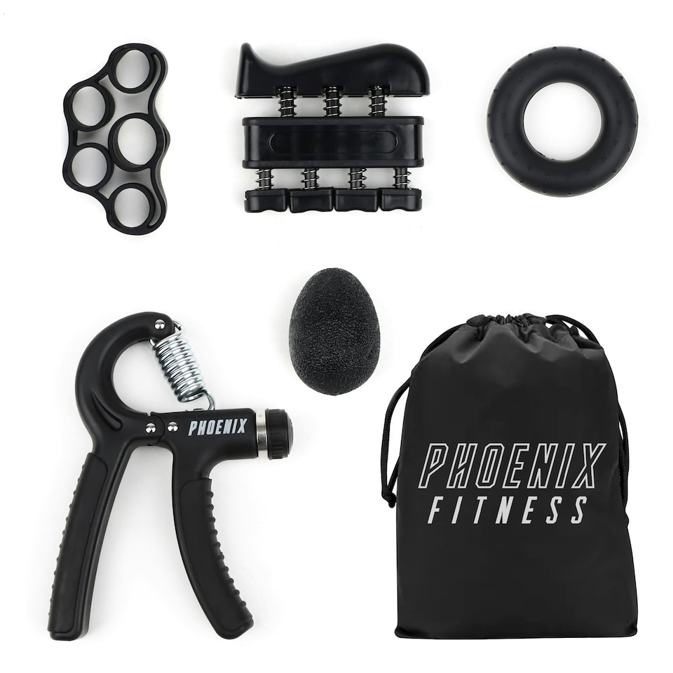 image 1 of Phoenix Fitness 5pcs Hand Grip Set