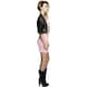 image 4 of Fever Womens/Ladies 80s Rocker Diva Costume Set - Pink/Black - L | Multi | L